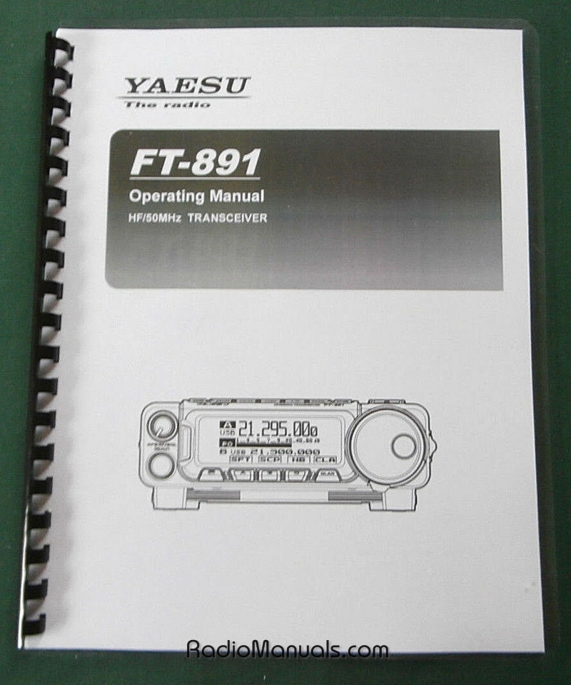 Yaesu FT-891 Operating Manual - Click Image to Close